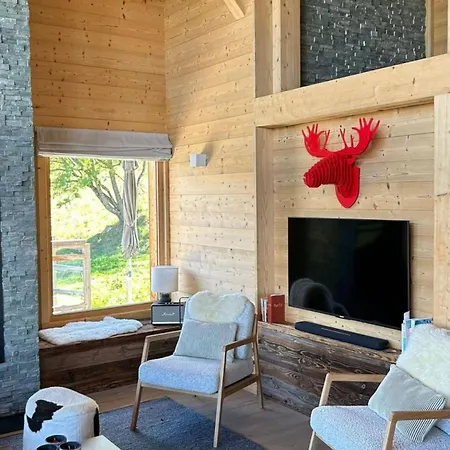 In Les Masses With Sauna Chalet