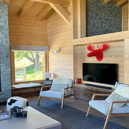 In Les Masses With Sauna Chalet