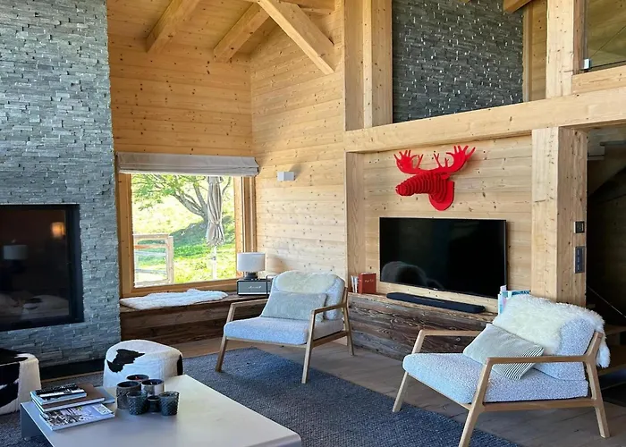 In Les Masses With Sauna Chalet