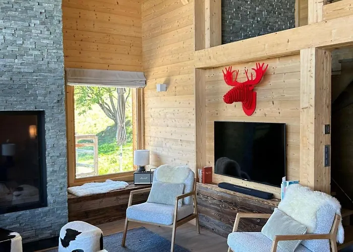 In Les Masses With Sauna Chalet