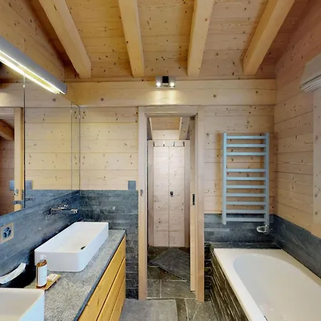 In Les Masses With Sauna Chalet Agettes